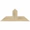 Ekena Millwork Portland Rough Sawn Timber Gable Bracket, Douglas Fir, 36"W x 15"H x 2"D x 6"F, 10/12 Pitch GBW036X15X0206POR00RDF - alternate 1